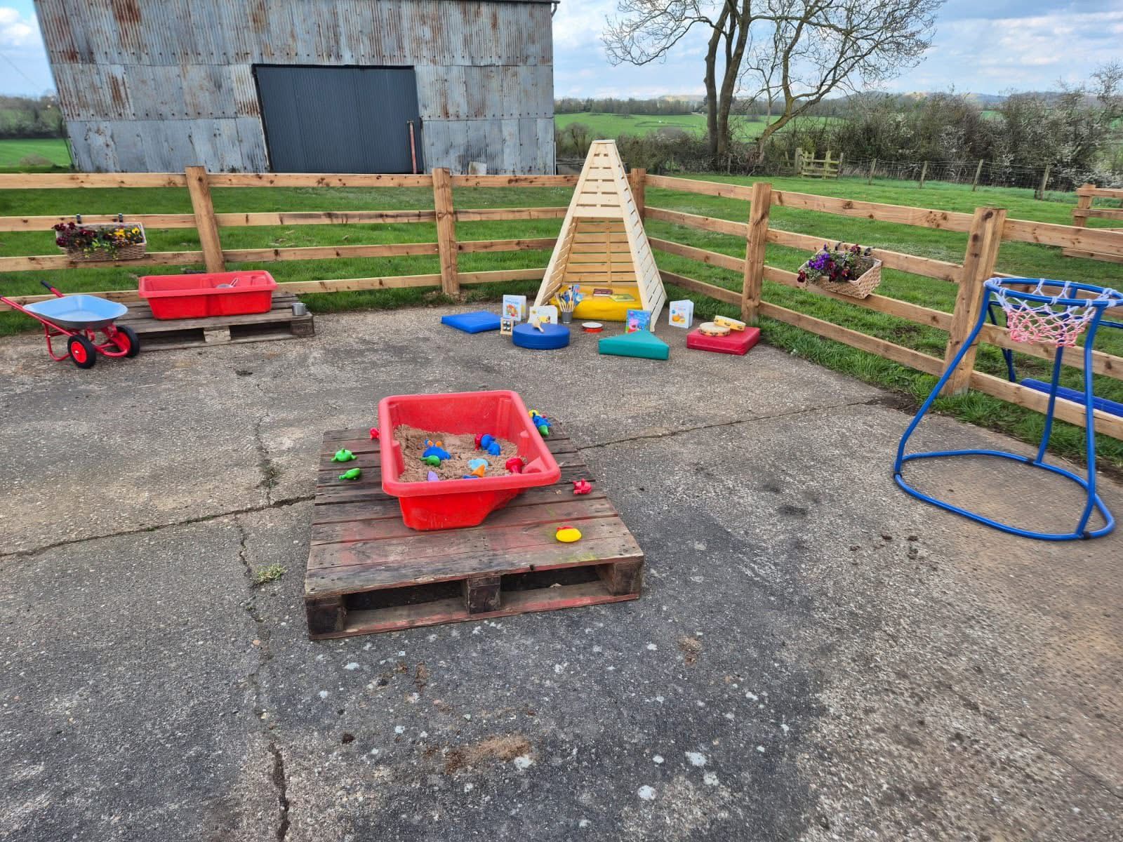The secure School House garden