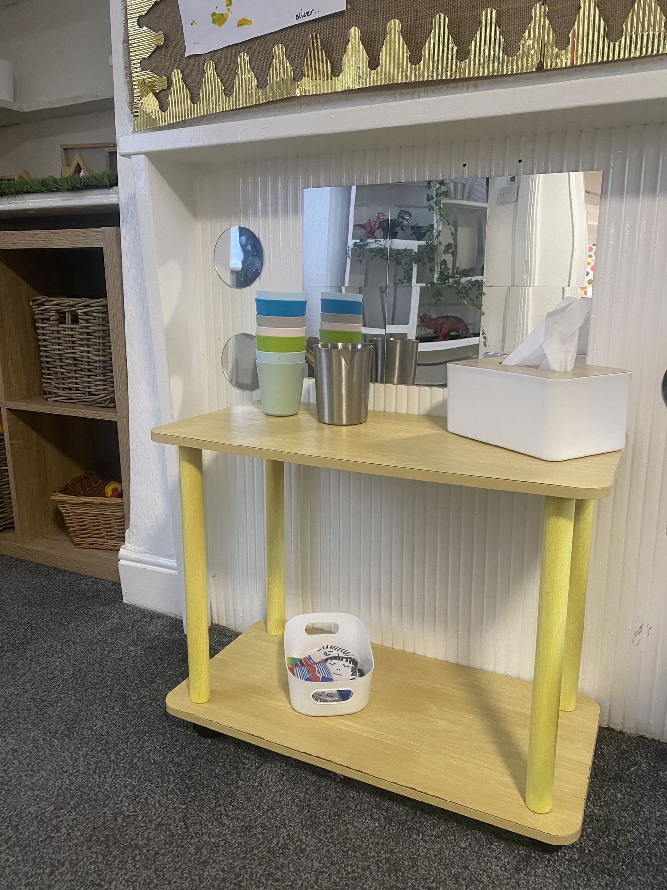 Preparation surfaces in the nursery kitchen